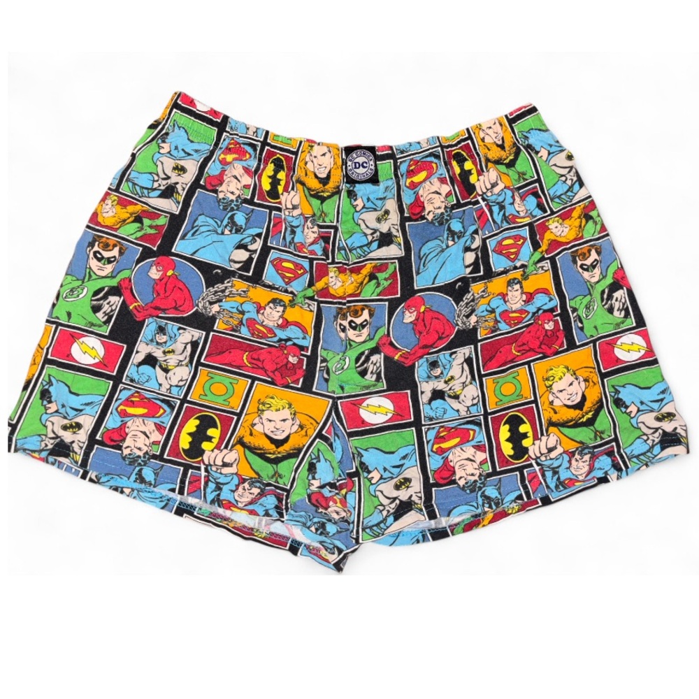 DC Comics Superhero Print Shorts